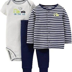 Carter's Baby Boys' Infant 3pc Set On The Go by Just One You